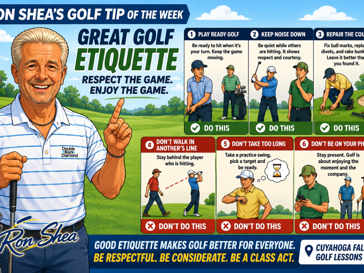 Golf Etiquette 101 | Ron Shea’s Golf Tip of the&nbsp;Week