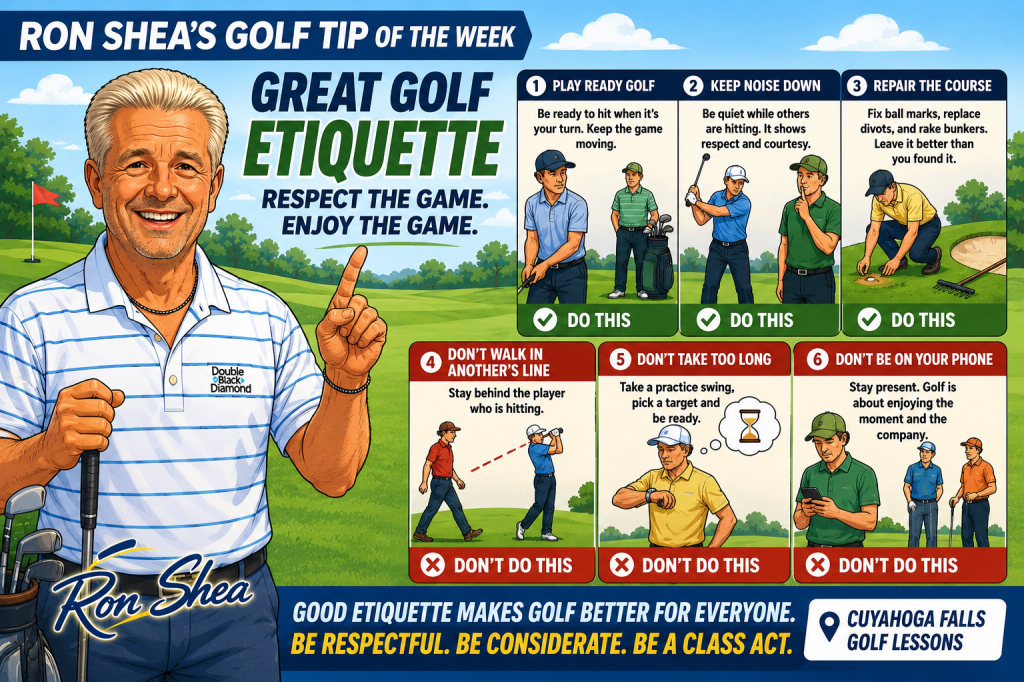 Golf Etiquette 101 | Ron Shea’s Golf Tip of the&nbsp;Week